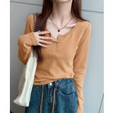 カップ付きリブニットトップス暖かインナー | SUNSHINE CLOSET | 詳細画像12 