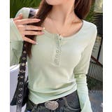 カップ付きリブニットトップス暖かインナー | SUNSHINE CLOSET | 詳細画像13 