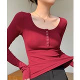 カップ付きリブニットトップス暖かインナー | SUNSHINE CLOSET | 詳細画像17 
