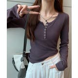 カップ付きリブニットトップス暖かインナー | SUNSHINE CLOSET | 詳細画像2 