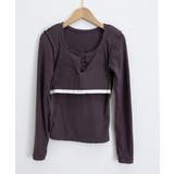 カップ付きリブニットトップス暖かインナー | SUNSHINE CLOSET | 詳細画像24 