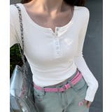 カップ付きリブニットトップス暖かインナー | SUNSHINE CLOSET | 詳細画像4 