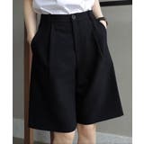 タックショートパンツ ハイウエスト 美脚 | SUNSHINE CLOSET | 詳細画像1 