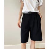 タックショートパンツ ハイウエスト 美脚 | SUNSHINE CLOSET | 詳細画像3 