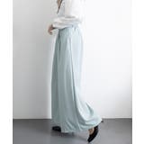タック入りスカンツワイドパンツレディース | ANGELCLOSET | 詳細画像15