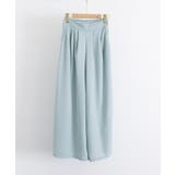 タック入りスカンツワイドパンツレディース | ANGELCLOSET | 詳細画像18
