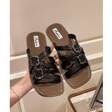 歩きやすい スリッパサンダル ぺたんこフラットサンダル | SUNSHINE CLOSET | 詳細画像14 