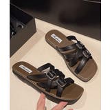 歩きやすい スリッパサンダル ぺたんこフラットサンダル | SUNSHINE CLOSET | 詳細画像15 