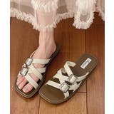 歩きやすい スリッパサンダル ぺたんこフラットサンダル | SUNSHINE CLOSET | 詳細画像4 