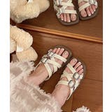 歩きやすい スリッパサンダル ぺたんこフラットサンダル | SUNSHINE CLOSET | 詳細画像6 