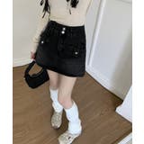 キュロットデニムスカート ハイウエスト | SUNSHINE CLOSET | 詳細画像11 