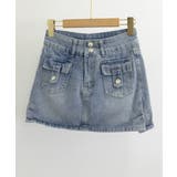 キュロットデニムスカート ハイウエスト | SUNSHINE CLOSET | 詳細画像19 