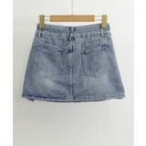 キュロットデニムスカート ハイウエスト | SUNSHINE CLOSET | 詳細画像20 