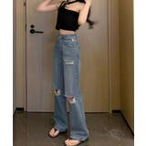 ダメージデニムパンツ レディースおしゃれ | SUNSHINE CLOSET | 詳細画像11 