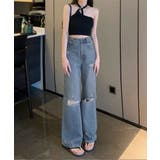 ダメージデニムパンツ レディースおしゃれ | SUNSHINE CLOSET | 詳細画像13 