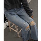 ダメージデニムパンツ レディースおしゃれ | SUNSHINE CLOSET | 詳細画像17 