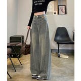 ヴィンテージ風ワイドデニムパンツ美脚 | SUNSHINE CLOSET | 詳細画像13