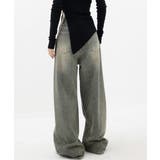 ヴィンテージ風ワイドデニムパンツ美脚 | SUNSHINE CLOSET | 詳細画像20