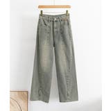 ヴィンテージ風ワイドデニムパンツ美脚 | SUNSHINE CLOSET | 詳細画像30