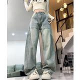 バギーデニムパンツ レディース レトロ風 | SUNSHINE CLOSET | 詳細画像9 