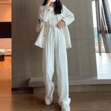 ワイドパンツ タック入り レディース | SUNSHINE CLOSET | 詳細画像12 