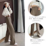 ワイドパンツ タック入り レディース | SUNSHINE CLOSET | 詳細画像7 