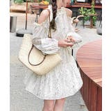 オフショルダー ティアードミニワンピース | SUNSHINE CLOSET | 詳細画像11 