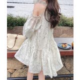 オフショルダー ティアードミニワンピース | SUNSHINE CLOSET | 詳細画像4 