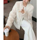 中綿入りファージャケット秋冬ボアアウター | SUNSHINE CLOSET | 詳細画像10