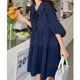 レディース フェミニンミニワンピース夏 ビッグカラー | SUNSHINE CLOSET | 詳細画像2 