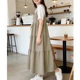 Aラインワンピースレディース 体型カバー ショルダーリボンロングワンピ | SUNSHINE CLOSET | 詳細画像16 