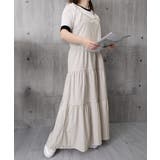 Aラインワンピースレディース 体型カバー ショルダーリボンロングワンピ | SUNSHINE CLOSET | 詳細画像21 