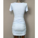 レディース カシュクール風ボディコンワンピ くしゅくしゅタイトワンピ | SUNSHINE CLOSET | 詳細画像20 