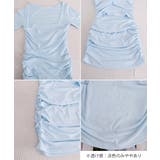 レディース カシュクール風ボディコンワンピ くしゅくしゅタイトワンピ | SUNSHINE CLOSET | 詳細画像28 