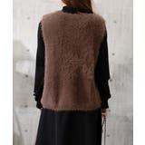 Vネック起毛フェザーニットベストふわふわ | SUNSHINE CLOSET | 詳細画像20 