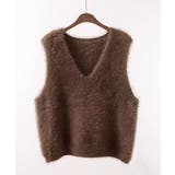 Vネック起毛フェザーニットベストふわふわ | SUNSHINE CLOSET | 詳細画像27 