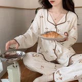 韓国パジャマ レディース 部屋着薄手長袖 | ANGELCLOSET | 詳細画像10