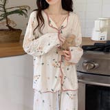韓国パジャマ レディース 部屋着薄手長袖 | ANGELCLOSET | 詳細画像13