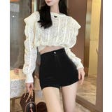 コーデュロイショートパンツ秋冬短パン脚長 | SUNSHINE CLOSET | 詳細画像4 