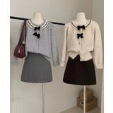 襟レースニットカーディガンリボントップス | SUNSHINE CLOSET | 詳細画像10 