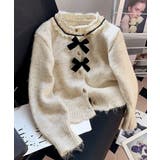 襟レースニットカーディガンリボントップス | SUNSHINE CLOSET | 詳細画像11 