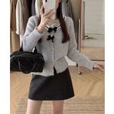 襟レースニットカーディガンリボントップス | SUNSHINE CLOSET | 詳細画像2 