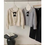 襟レースニットカーディガンリボントップス | SUNSHINE CLOSET | 詳細画像9 