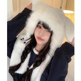 マフラー帽子うさぎ耳 ファー帽子ボア帽子 | ANGELCLOSET | 詳細画像2