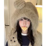 マフラー帽子うさぎ耳 ファー帽子ボア帽子 | ANGELCLOSET | 詳細画像6