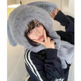 マフラー帽子うさぎ耳 ファー帽子ボア帽子 | ANGELCLOSET | 詳細画像8