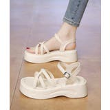 アンクルストラップサンダル厚底レディース | ANGELCLOSET | 詳細画像12