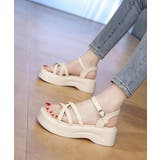 アンクルストラップサンダル厚底レディース | ANGELCLOSET | 詳細画像13