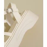 アンクルストラップサンダル厚底レディース | ANGELCLOSET | 詳細画像22
