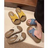 厚底サンダル レディース クロスサンダル | ANGELCLOSET | 詳細画像11